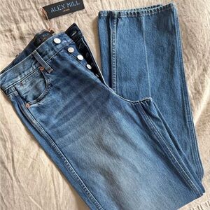Alex Mill Classic Indigo Straight Jeans size 26 (fits more like a 25) runs small